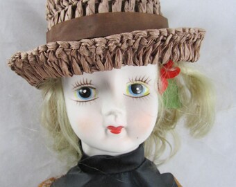 Walda Doll Porcelain All Original Antique Reproduction Retro
