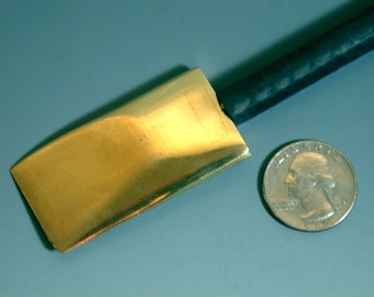 Solid Brass lampwork glass shaper tool 30mm x 51mm head size sharp edge