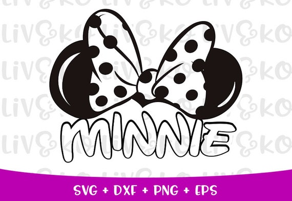 Download Minnie Mouse SVG Instant Digital Download - Minnie Mouse Cut File - Silhouette - Cricut - Minnie ...