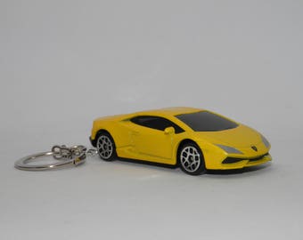 Lamborghini Huracan LP610-4 Free Shipping Birthday and anniversary gift Keychain 3" Collectible Metal Diecast Scale Model Super Sport Car