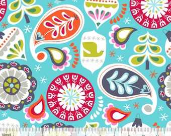 Treelicious - Holiday Baubles Blue from Blend Fabrics
