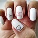 Wedding Day - Water Slide Nail Decals