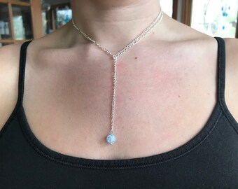 Claspless loop necklace N101