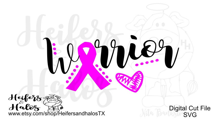 Download Warrior Warriors Cancer svg cut file for cricut cameo