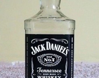 Empty Liquor Bottle -- Jack Daniels Whiskey 750 ml