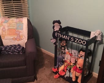 Stuffed animal zoo (storage)
