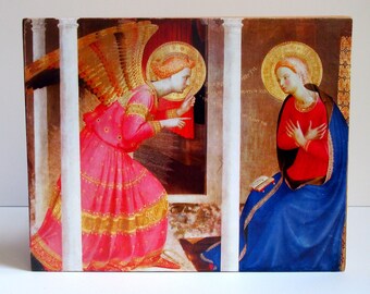 Annunciation by Fra Angelico Wood Plaque
