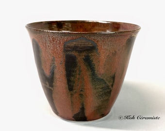 Cup porcelain Brown (large)