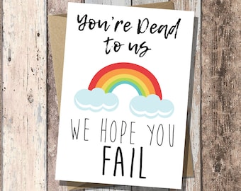 Funny New Job Card | Leaving Card | Good Luck New Job | Congrats New Job