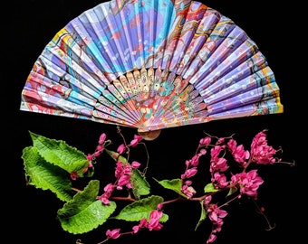 Hand Fan,Fan,Folding Fan,Dance Fan,Festival Fan,Festival Hand Fan,Festival Style,Teacher Gift,Festival Accessory,Burning Man,Coachella,Rave