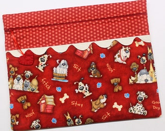 Good Dog Cross Stitch Embroidery Project Bag