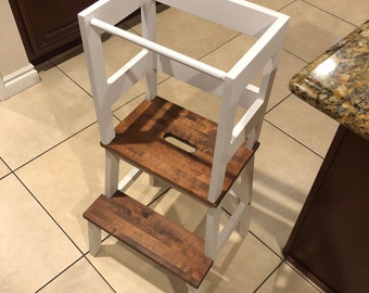 Child Stool with Stained Steps