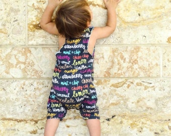 PDF Pattern - Racerback Romper - Babies/Toddlers - Sizes Premie to 2-3T - Instant Download - Easy Photo Tutorial