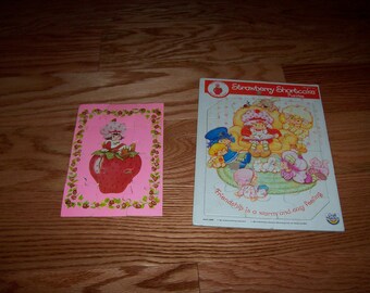 Strawberry Shortacke PUZZLE vintage 1980's Puzzles 100% Complete Blue Berry Muffin Strawberryland