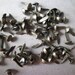 x 50 ties Parisian Brads color bronze 9 x 5 mm
