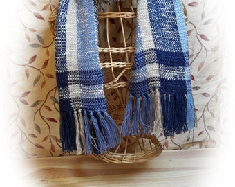 Handwoven Stormy Silky Scarf