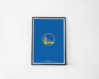 Golden State Warriors Minimalist | Art Print