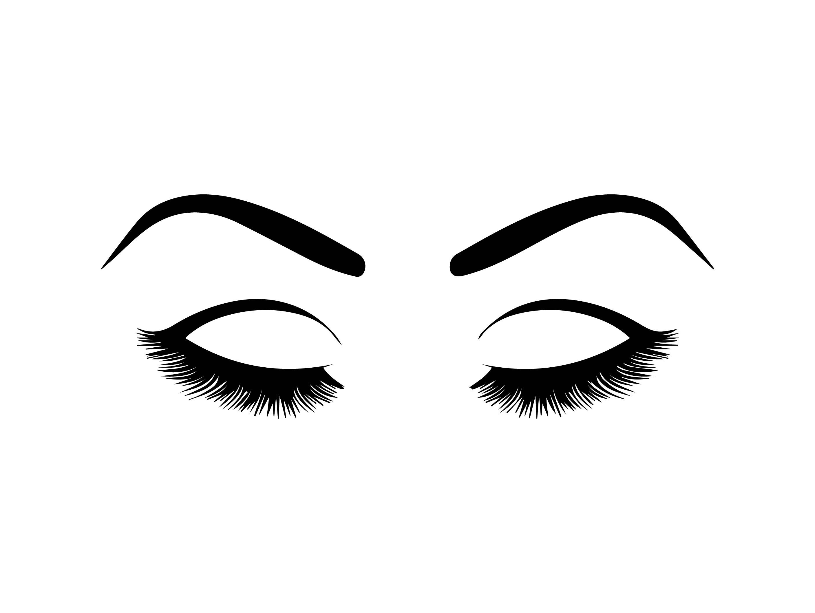 Eyebrow Eyelashes Vision Human Female Ojos Sign Eyeball See