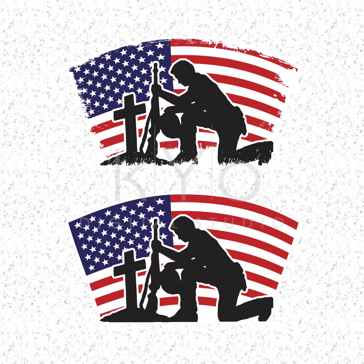 Download American Flag with Fallen Soldier Svg files Dxf Png Eps