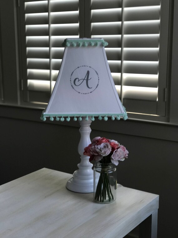 Custom Monogrammed Lamp Shade