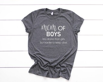 Mom of Boys | Mom Tee | Mothers Day Tribe Tribal | Mom Tribe | Graphic Tee | Boy Mom | boymom Custom Family TShirt