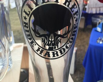 Live Free Ride Hard-Yeti 30oz tumbler decal