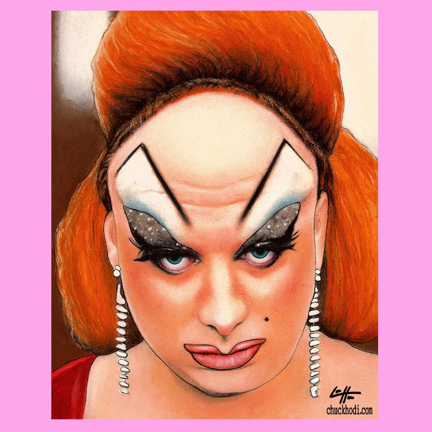 divine drag queen pink flamingos