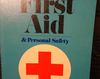 vintage book First Aid American Red Cross 1975 personal safety