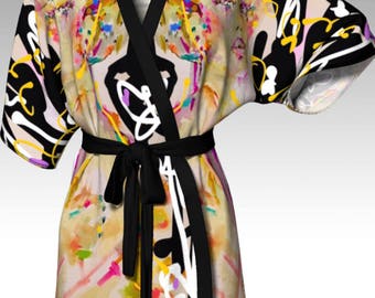 Colorful Woman Kimono