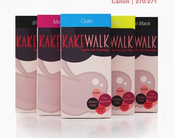 Edible Ink Set for Canon edible printers 270/271