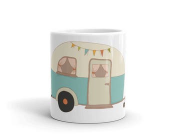 Home Sweet Home Canned Ham Travel Trailer Glamping Mug