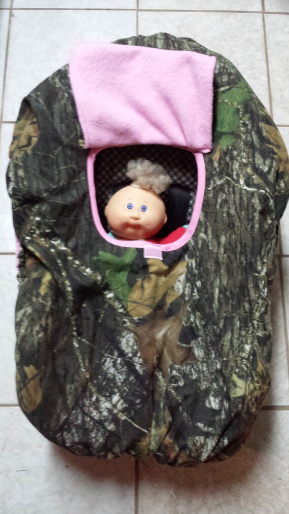 Car Seat Carrier Cozy Cover Girl\'s True Timber Conceal Car Seat Carrier Cozy Cover Girl\'s True Timber Conceal