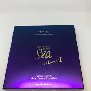 NIB Tarte Rainforest of the Sea Eyeshadow Pallette Volume II