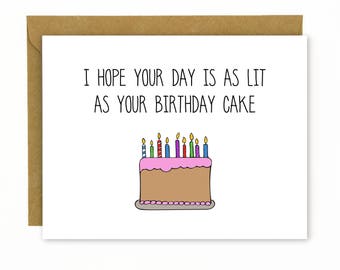 Funny Birthday Card for Friend / Funny Best Friend Birthday