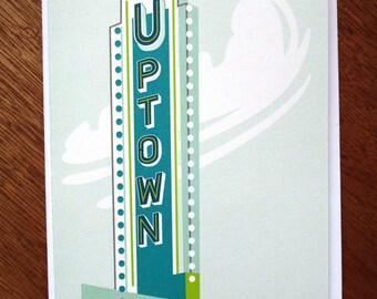 Uptown Minneapolis Note Card