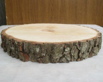 12"-14"Large Alder Wood Slice 12-14 inch,12"-14"wood slice,large wood slab,cupcake stand,Rustic Wedding Decor,Cake Stand,Wedding Centerpiece