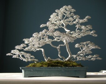 Wire Bonsai (Wire Tree Sculpture), Mother's day gift, Wedding gifts