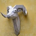 Make your own Rams Head Sculpture. | papercraft | Digital Download | ram sculpture | animal sculpture | origami | paper decorations