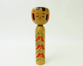 Vintage kokeshi doll.Zao Traditional.Yoko Ishiyama.133mm.#dk338