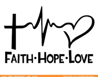 Download Faith hope love | Etsy