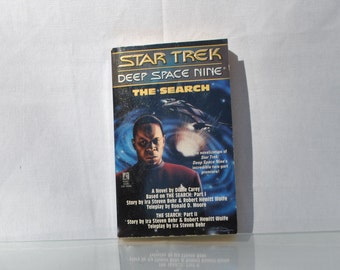 Vintage Paperback Book Star Trek Deep Space Nine The Search 1994 - Paramount - Pocket Books - The Dominion - Sisko - Bajor - Romulans