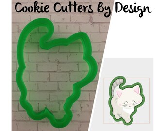 Cat Cookie Cutter / Kitty Cookie Cutter / Cat Walking Cookie Cutter / Kitten Cookie Cutter / Cookie Cutter / 3D Cookie Cutters