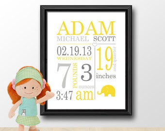 printing baby announcements