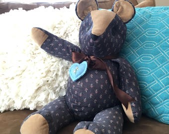 Custom Made Stuffed Teddy Bear circa 1970s