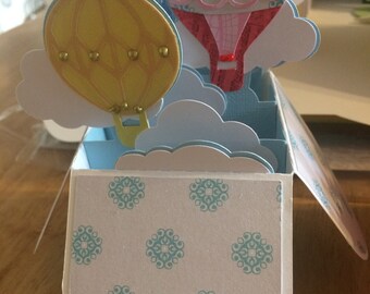 Pop-up any occasion cards with envelope,