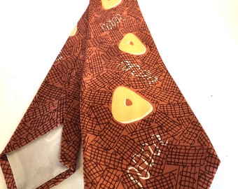 Vintage Beau Brummel MCM 1950's Rayon Necktie