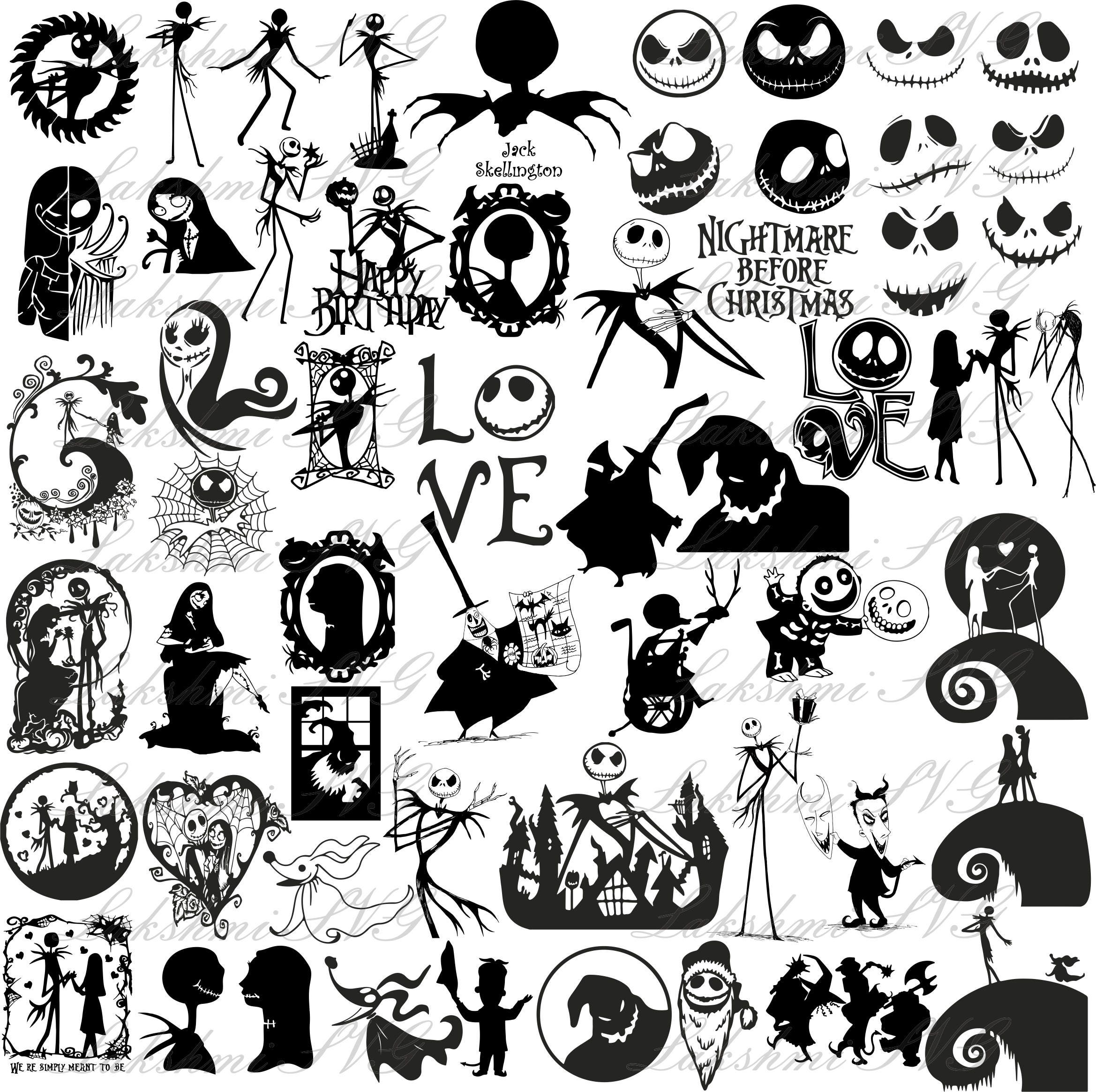 Nightmare Before Christmas Svg Files Free - 90+ SVG File For Silhouette