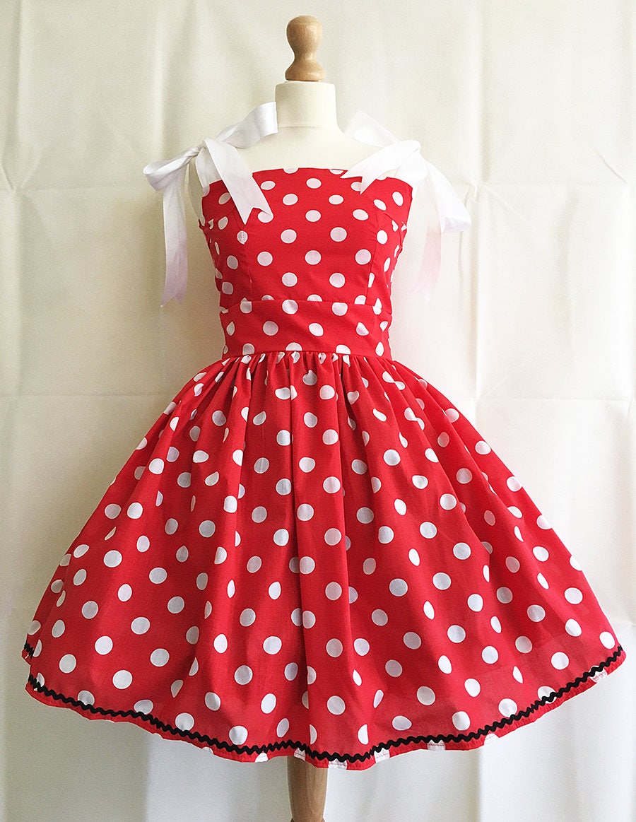 Adult Minnie Mouse Costume Minnie Mouse Dress Minnie Mouse