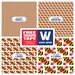 Vinyl WOW Premium Crafting Sheets - Flags (Maryland Alt) Printed Pattern - Heat Transfer (HTV) or Self Adhesive (SAV)