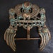 Belt Buckle, Vintage Belt Buckle, Egyptian Belt Buckle, Egyptian bird belt buckle, End Bar Belt Buckle